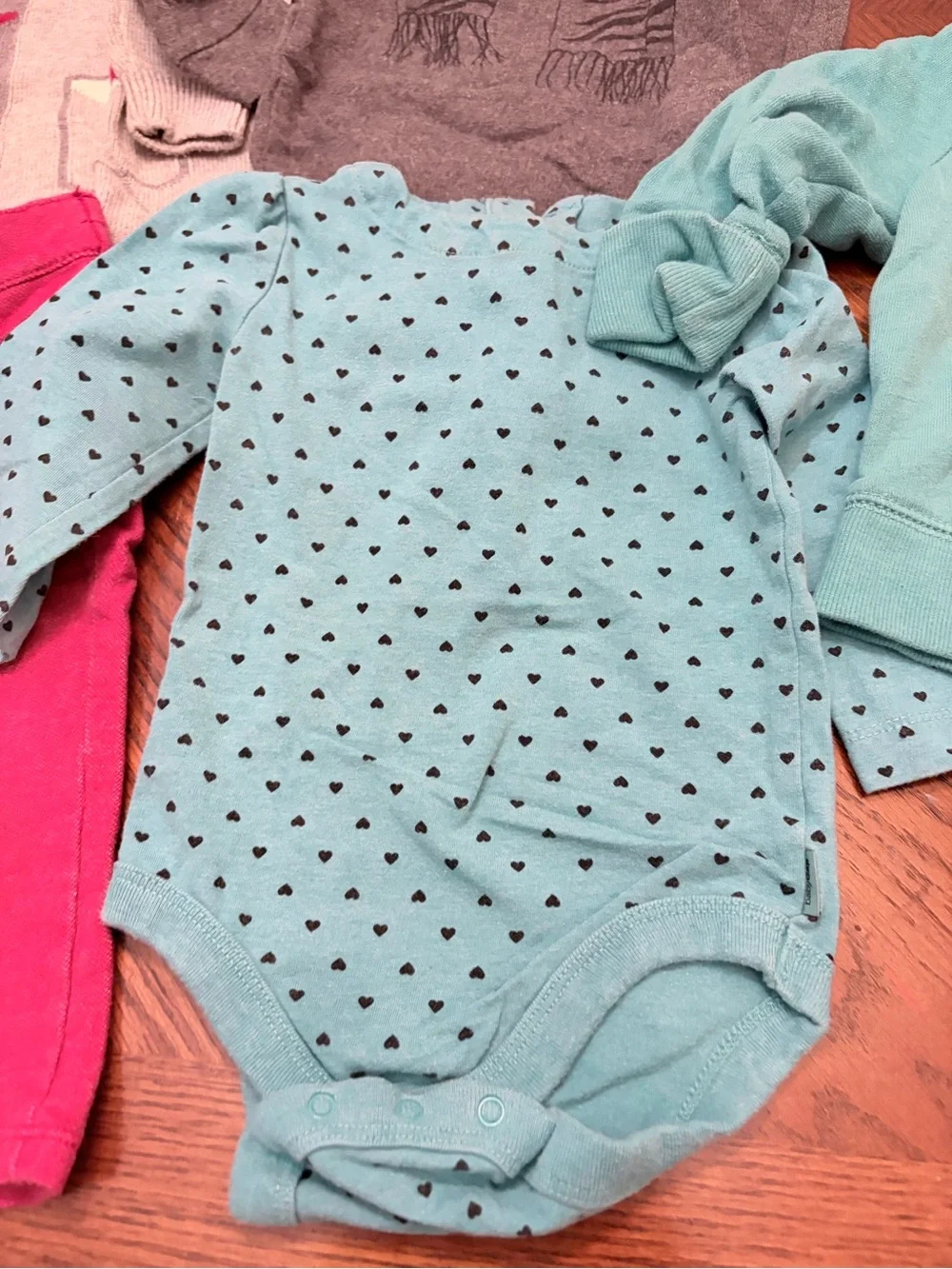 Baby Girl Clothing Bundle 6-12M Gap Hoodie Jeans Cardigan Bodysuit 5 Pieces